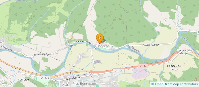 localisation de l'entreprise ENFANCE LOISIRS DU BAS COUSERANS à PRAT-BONREPAUX