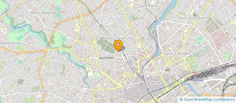 localisation de l'entreprise ENFANCE MAJUSCULE COMITE ALEXIS DANAN à NANTES