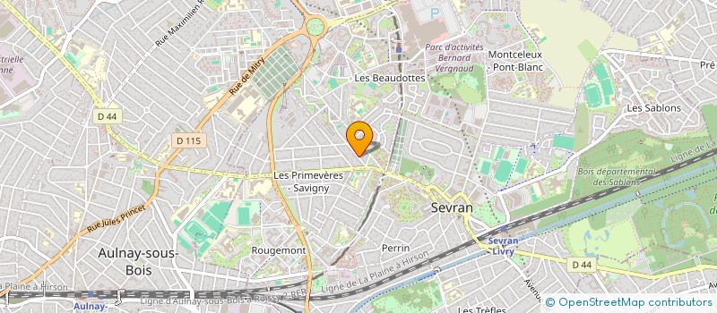 localisation de l'entreprise ENFANCE SANS BARRIERE à SEVRAN