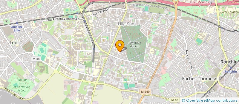 localisation de l'entreprise ENFANCE SOLIDARITE à LILLE