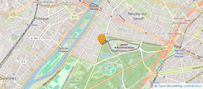 localisation de l'entreprise ENFANT ANIMAL NATURE à NEUILLY-SUR-SEINE