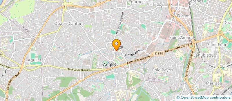 localisation de l'entreprise ENFANT DANS LE QUARTIER à ANGLET