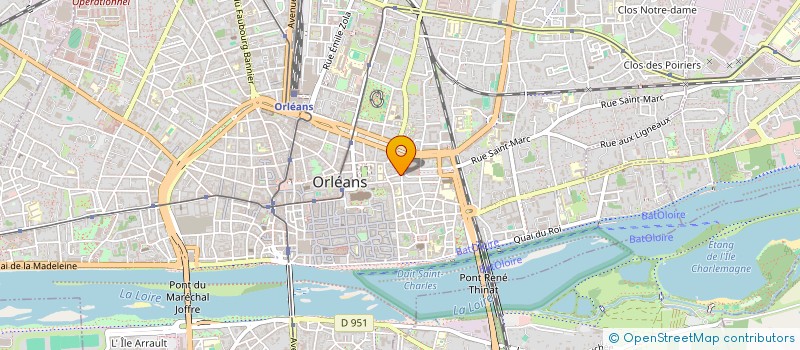 localisation de l'entreprise ENFANT ET CO à ORLEANS