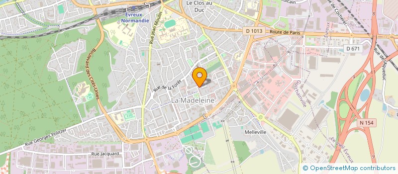 localisation de l'entreprise ENFANT LUNE à EVREUX