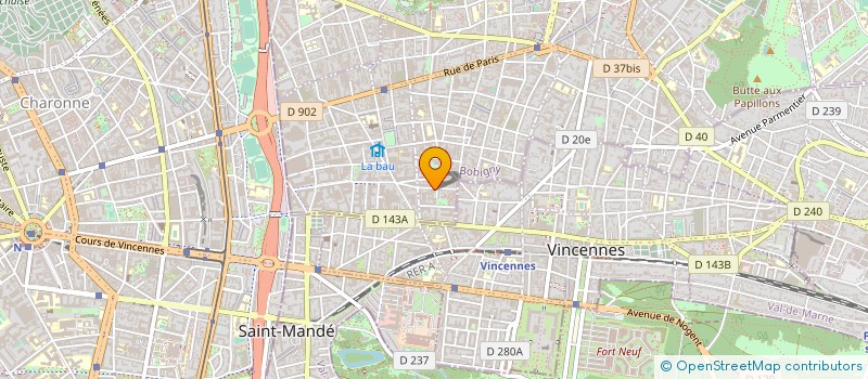localisation de l'entreprise ENFANTILLAGE à MONTREUIL