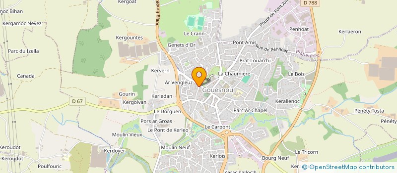 localisation de l'entreprise ENFANTILLAGES à GOUESNOU