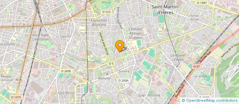 localisation de l'entreprise ENFANTINE à GRENOBLE