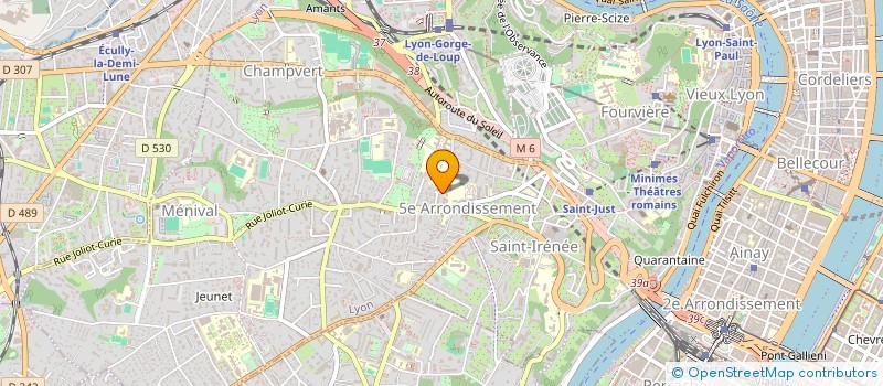 localisation de l'entreprise ENFANTOYS à LYON