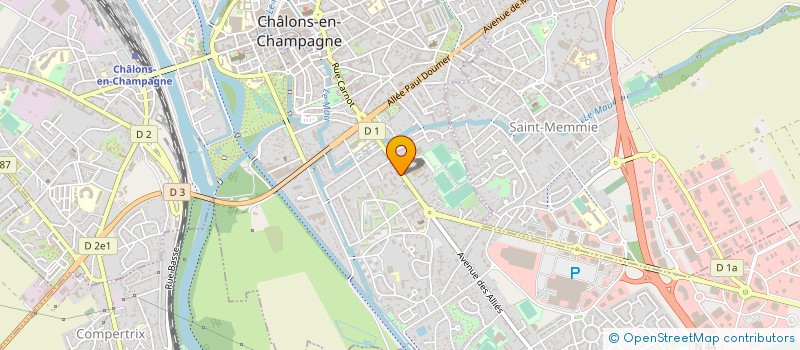 localisation de l'entreprise ENFANTS D'AFRIQUE  CHALONS-EN-CHAMPAGNE