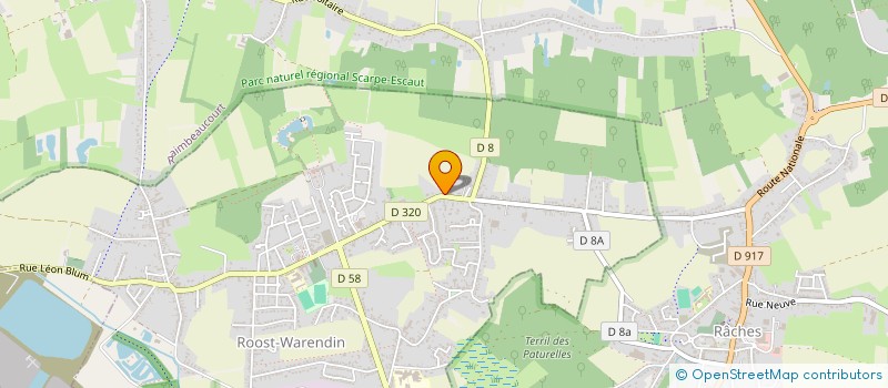 localisation de l'entreprise ENFANTS DE KOBOYE  ROOST-WARENDIN