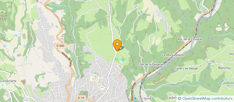 localisation de l'entreprise ENFANTS DE LA TERRE  FIGEAC