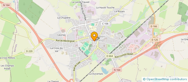 localisation de l'entreprise ENFANTS DE ST MEEN LE CELTIC  SAINT-MEEN-LE-GRAND