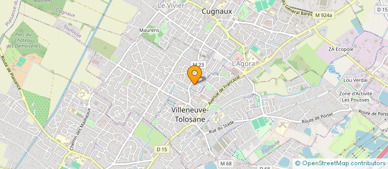 localisation de l'entreprise ENFANTS DES BAMBOUS à VILLENEUVE-TOLOSANE
