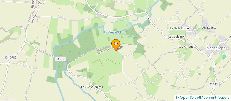 localisation de l'entreprise ENFANTS DES CHAMPS LIBRES  SAINT-LOUP