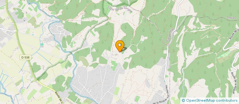 localisation de l'entreprise ENFANTS DES COLLINES à L'ISLE-SUR-LA-SORGUE