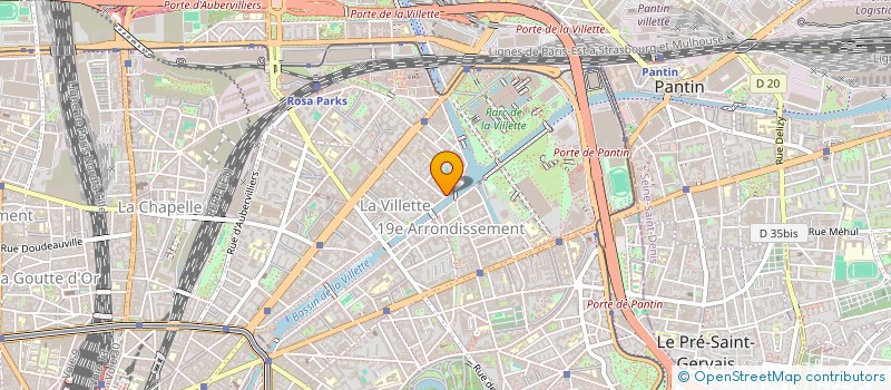 localisation de l'entreprise ENFANTS DU COEUR  PARIS