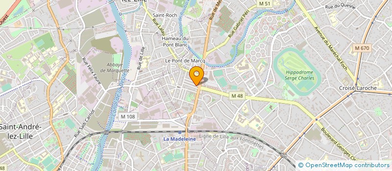 localisation de l'entreprise ENFANTS DU DIMANCHE - SOS ENFANTS DIVORCE 59-62 à MARCQ-EN-BARŒUL
