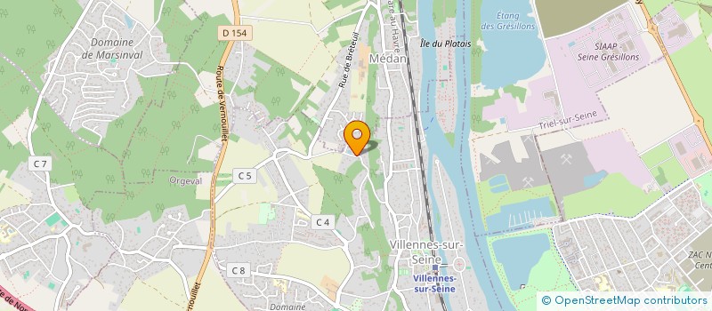 localisation de l'entreprise ENFANTS DU MONDE à VILLENNES-SUR-SEINE