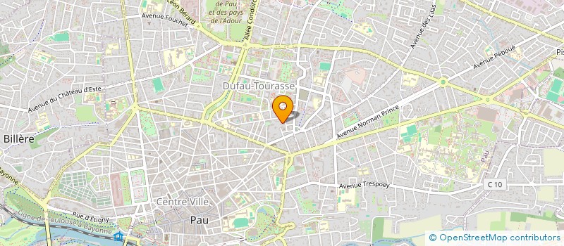 localisation de l'entreprise ENFANTS DU MONDE-DROITS DE L'HOMME à PAU