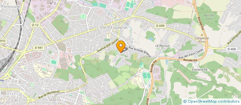 localisation de l'entreprise ENFANTS DU MONDE DROITS DE L'HOMME COMITE POITOU CHARENTES  L'ISLE-D'ESPAGNAC