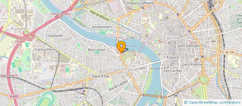 localisation de l'entreprise ENFANTS DU MONDE DROITS L'HOMME TOULOUSE  TOULOUSE