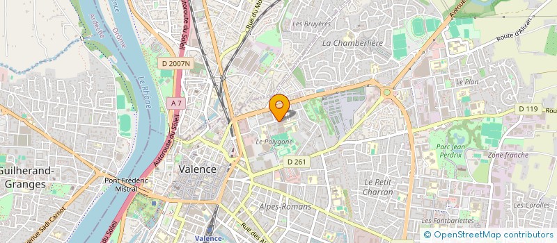 localisation de l'entreprise ENFANTS DU RHONE  VALENCE