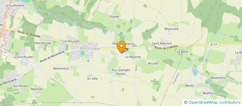 localisation de l'entreprise ENFANTS DU SOLEIL  MONTCEAUX