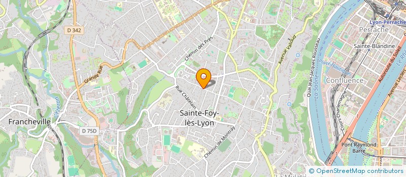 localisation de l'entreprise ENFANTS GATES à SAINTE-FOY-LES-LYON