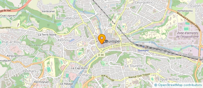 localisation de l'entreprise ENFANTS PANGANGAN PHILIPPINES à QUIMPER