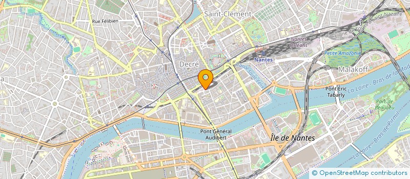localisation de l'entreprise ENFANTS REFUGIES DU MONDE PAYS DE LOIRE à NANTES