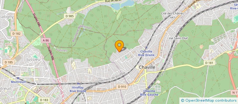 localisation de l'entreprise ENFANTS ROUGES 10  CHAVILLE