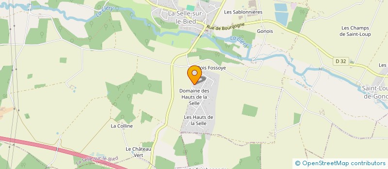 localisation de l'entreprise ENFANTS SOLEIL 45  LA SELLE-SUR-LE-BIED