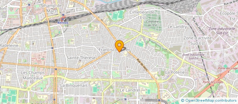localisation de l'entreprise ENFER ET CONTRE TOUT à RENNES