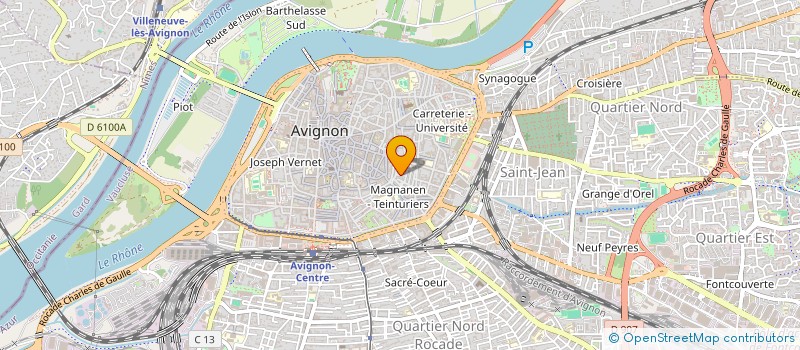 localisation de l'entreprise ENFERS & COMPAGNIE  AVIGNON