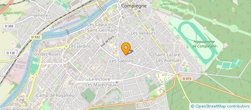 localisation de l'entreprise ENFIBE  COMPIEGNE