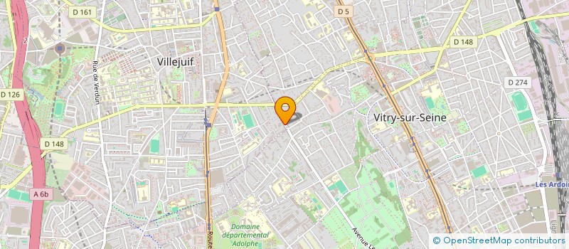 localisation de l'entreprise ENFIN à VILLEJUIF