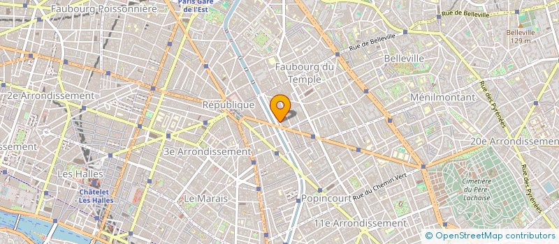 localisation de l'entreprise ENFIN à PARIS