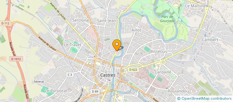 localisation de l'entreprise ENFIN  CASTRES