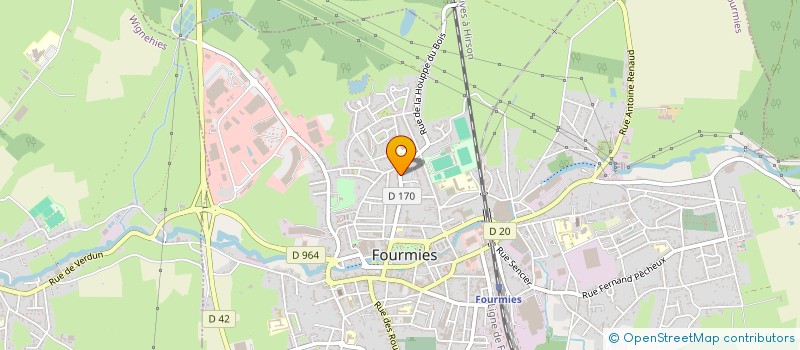 localisation de l'entreprise ENFIN CHEZ NOUS  FOURMIES