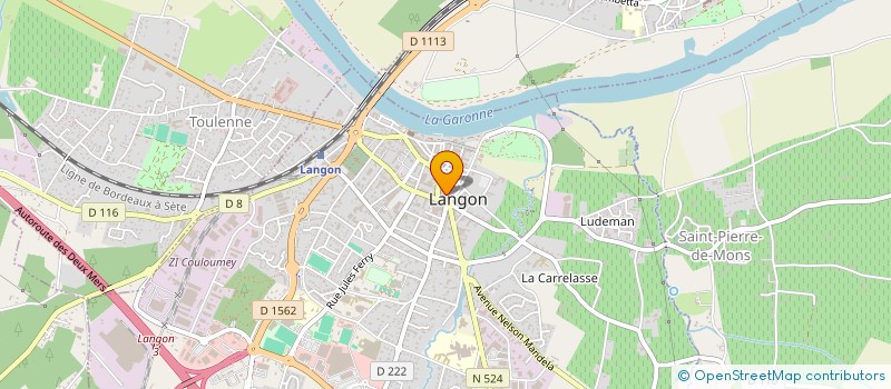 localisation de l'entreprise ENFIN CHEZ VOUS ! à LANGON