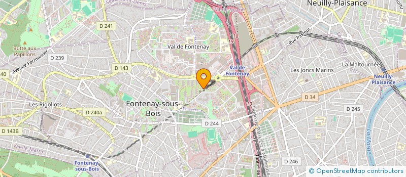 localisation de l'entreprise ENFIN SOURIRE à FONTENAY-SOUS-BOIS