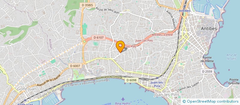 localisation de l'entreprise ENFIN UNE PAUSE à ANTIBES