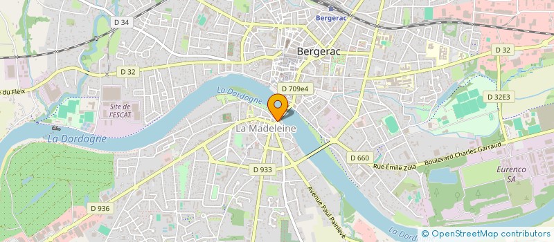 localisation de l'entreprise ENFLO à BERGERAC