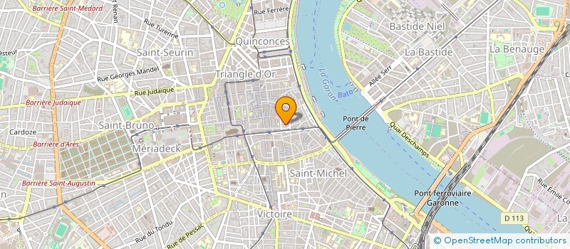 localisation de l'entreprise ENFP  BORDEAUX