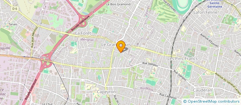 localisation de l'entreprise ENG  MERIGNAC