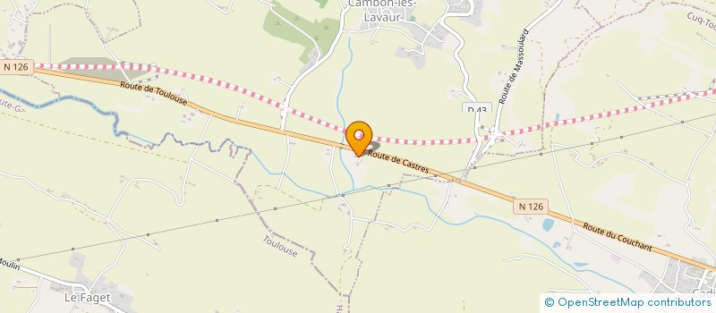 localisation de l'entreprise ENG'ART  CAMBON-LES-LAVAUR