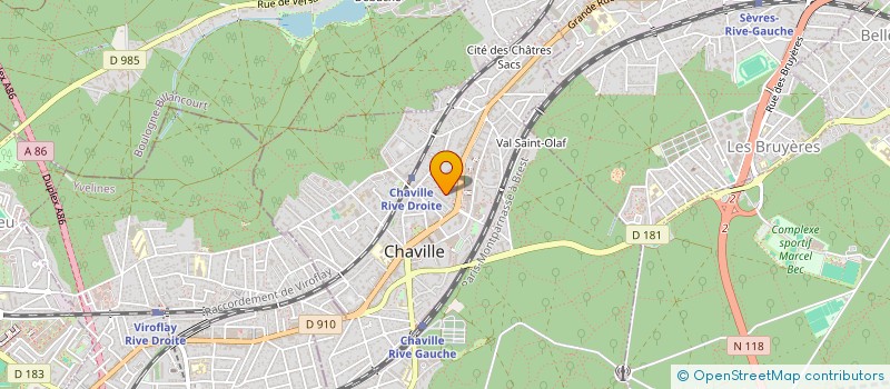 localisation de l'entreprise ENG IT CONSULTING à CHAVILLE