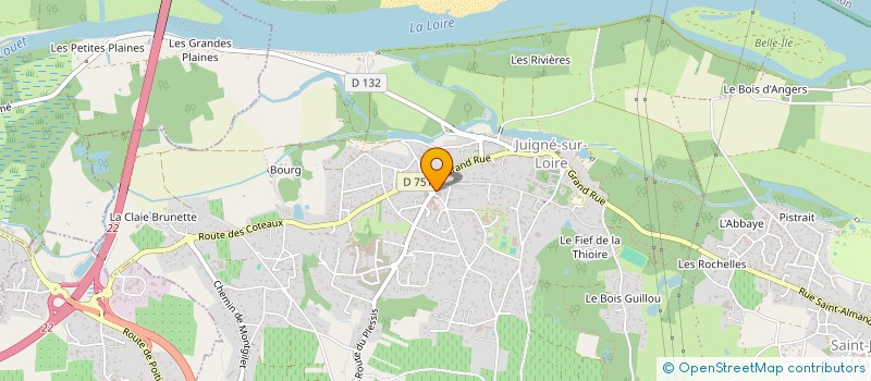 localisation de l'entreprise ENG LOIRE  LES GARENNES SUR LOIRE