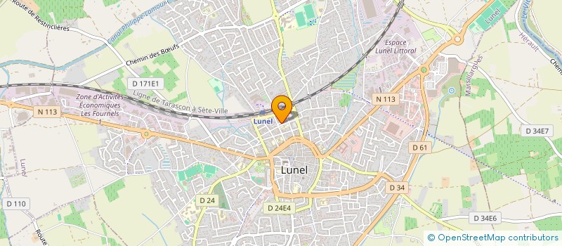 localisation de l'entreprise ENGAGEMENT DE JEUNESSE à LUNEL