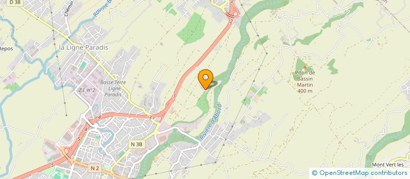 localisation de l'entreprise ENGAGEMENT POUR UN DEVELOPPEMENT ECOLOGIQUE ET SOLIDAIRE DES TERRITOIRES DE L'OCEAN INDIEN  SAINT-PIERRE